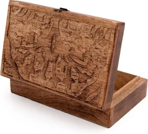 Wooden Jewellery Box | 8 x 5 x 2.5 Inch