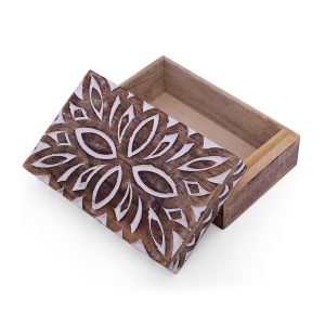 Wooden Jewellery Box | 8 x 5 x 3 Inch