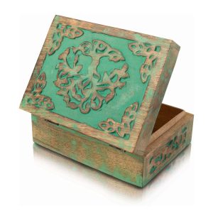 Wooden Jewellery Box | 8 x 5 x 3 Inch