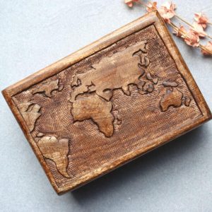 Wooden Jewellery Box | 8 x 5 x 2.5 Inch