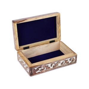 Wooden Jewellery Box | 8 x 5 x 2.5 Inch