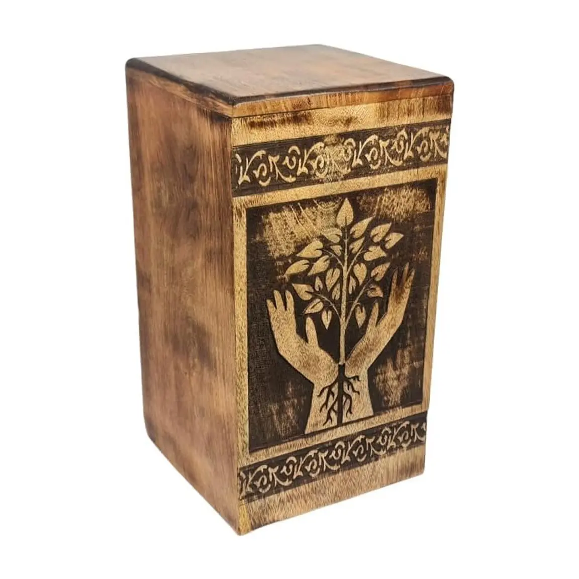 Wooden Urn Box | 11 x 6 x 6 Inch