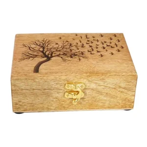 Wooden Jewellery Box | 8 x 5 x 2.5 Inch