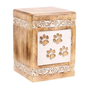 Wooden Urn Box | 7.5 x 7.5 x 5.5 Inch