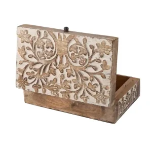 Wooden Jewellery Box | 8 x 5 x 2.5 Inch