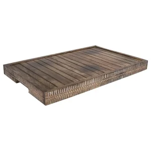 Wooden Tray | 21 x 14 x 9.25 Inch