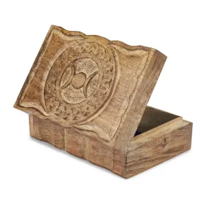 Wooden Jewellery Box | 9 x 6 x 3 Inch